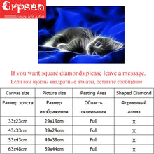 Load image into Gallery viewer, Diamond Painting,5D,DIY,Embroidery,Full,Cat,Cute,Round Drill,Arts,Home Decoration,Needlework,Crafts&amp;Sewing,Cross Stitch,Crpsen