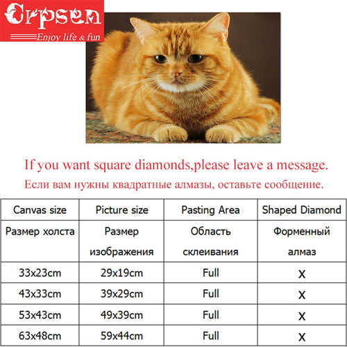 Diamond Painting,5D,DIY,Embroidery,Full,Cat,Round Drill,Home Decoration,Needlework,,Arts,Crafts&Sewing,Cross Stitch,Crpsen