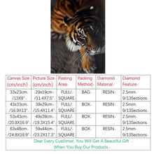 Load image into Gallery viewer, Diamond Painting 5D DIY Embroidery Full Square The Tiger  Home Decoration Crafts&amp;Sewing Needlework Wall Painting Arts Crpsen