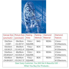 Load image into Gallery viewer, Diamond Painting,5D,DIY,Embroidery,Square,Full,The Tigers,Home Decoration,Crafts&amp;Sewing,Needlework,Wall Painting, Arts,Crpsen