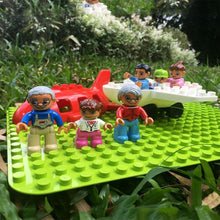 Load image into Gallery viewer, Duplos airplane airport aircraft Model figure big Building Block Kit Buildable kids