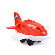 Load image into Gallery viewer, Duplos airplane airport aircraft Model figure big Building Block Kit Buildable kids