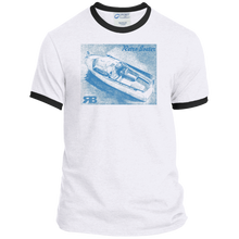 Load image into Gallery viewer, Chris Craft Cruiser by Retro Boater Port &amp; Co. Ringer Tee