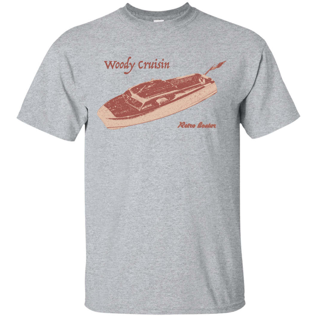 Chris Craft Cruiser by Retro Boater G200 Gildan Ultra Cotton T-Shirt