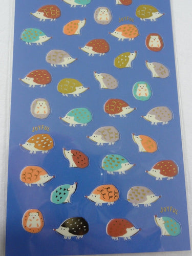 Cute Kawaii Mind Wave Hedgehog Sticker Sheet - for Journal Planner Craft Scrapbook Organizer Calendar Notebook