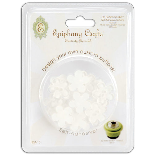 Epiphany Crafts Self-Adhesive Flower Buttons