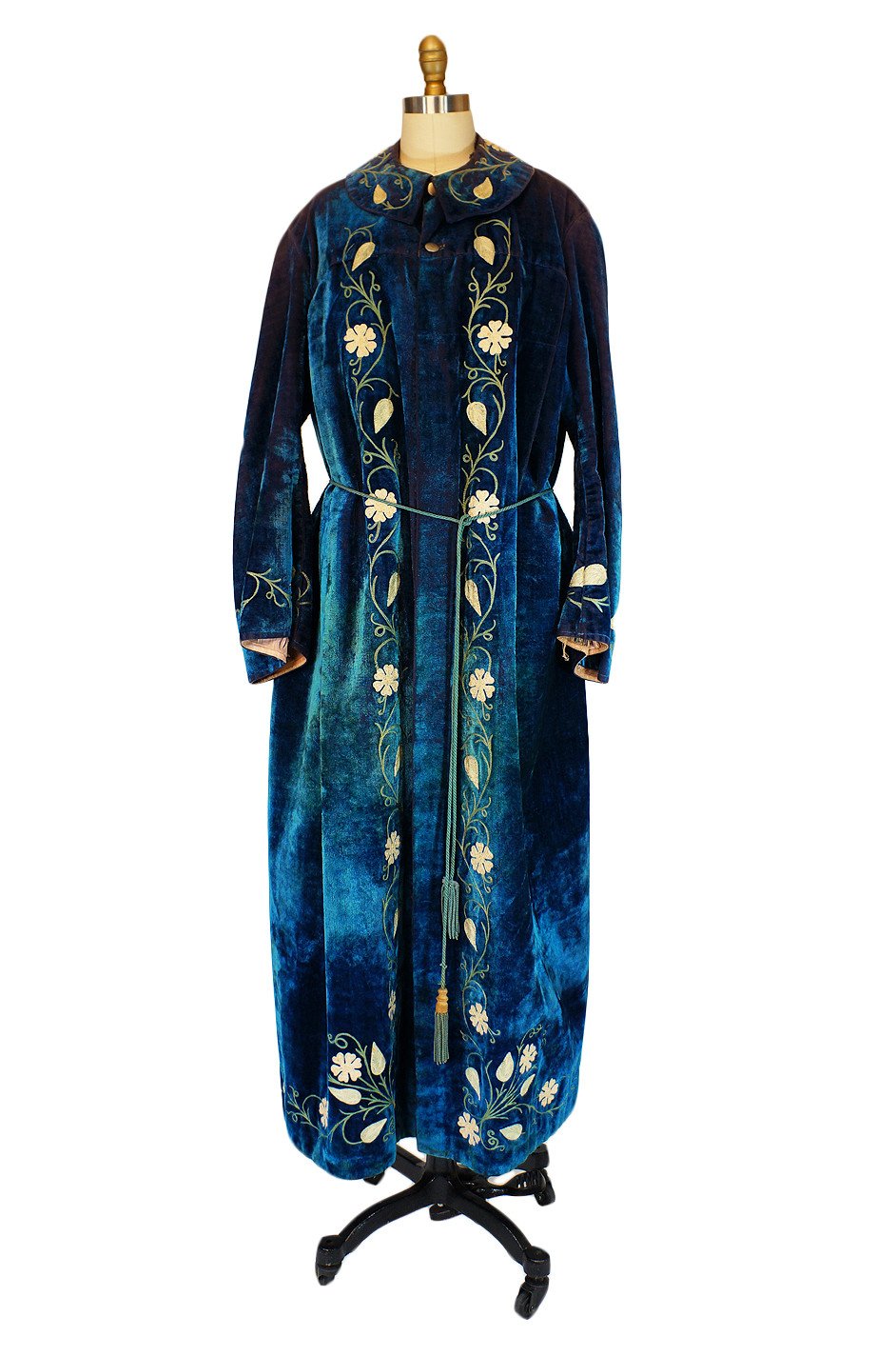 Edwardian Arts & Crafts Velvet Coat