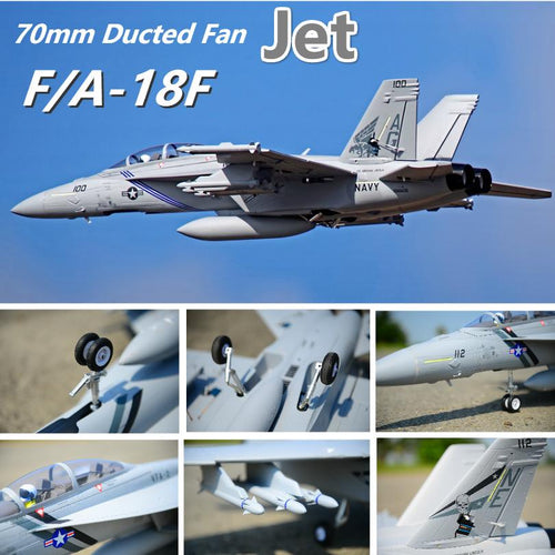 FMS RC Airplane F/A-18F F18 Super Hornet 70mm Ducted Fan EDF Jet Big Scale Model Plane Aircraft PNP