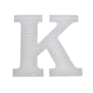 Craft Styrofoam Letter Cut Out "K", 4-3/4-Inch, 12-Count