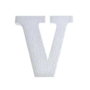 Craft Styrofoam Letter Cut Out "V", 4-3/4-Inch, 12-Count