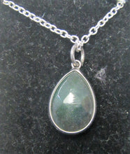 Load image into Gallery viewer, Beautiful handcrafted silver plated necklace with various colour teardrop Bezel Quartz