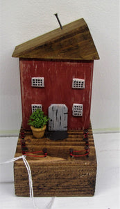 Beautiful handcrafted wooden cottages in various colours
