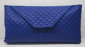 Beautiful handcrafted blue clutch bag