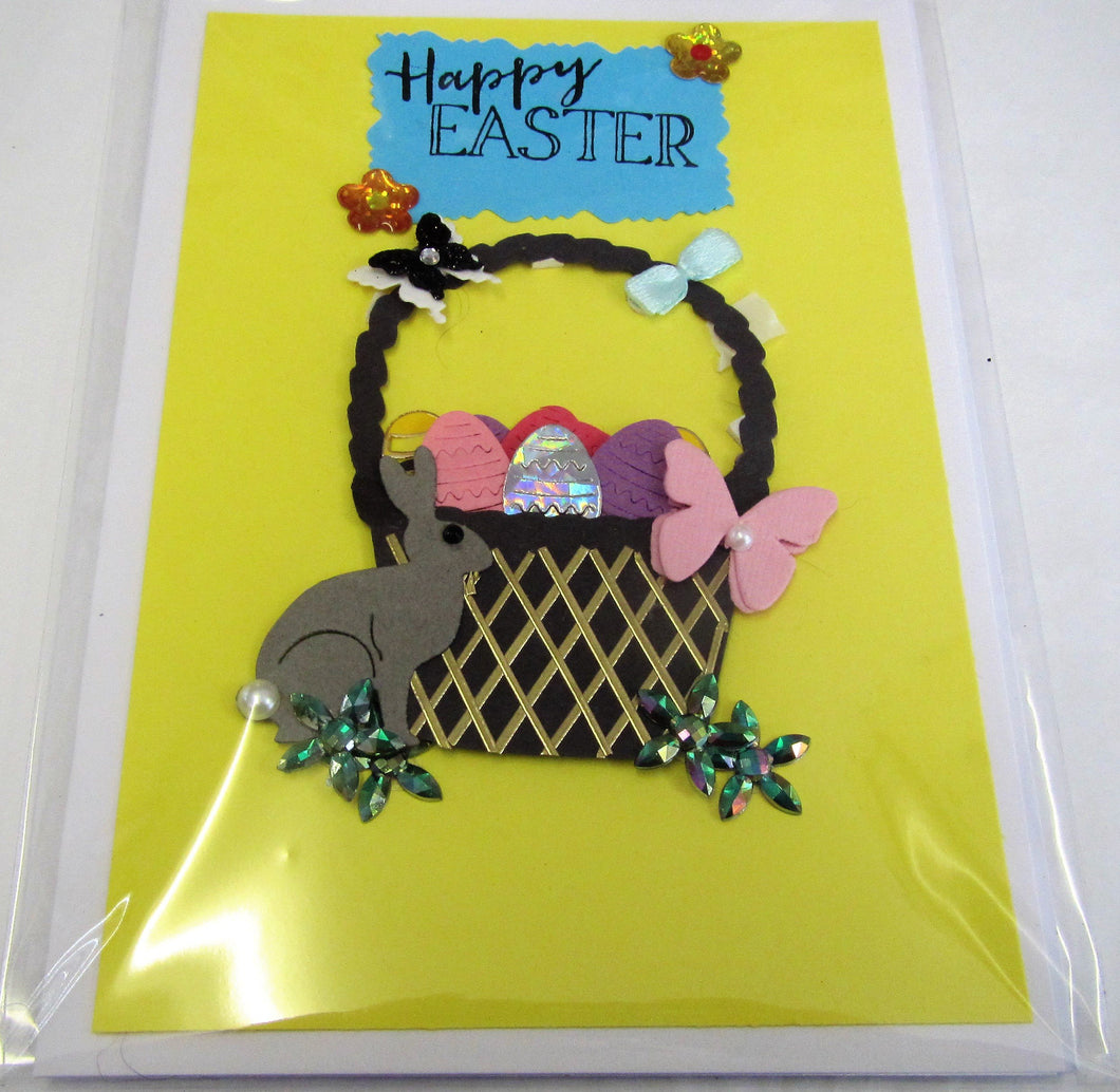 Beautiful handcrafted Easter card