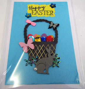 Beautiful handcrafted Easter card