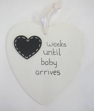 Load image into Gallery viewer, Beautiful handcrafted heart - weeks until we become parents