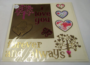 Beautiful handcrafted Valentines Day Card
