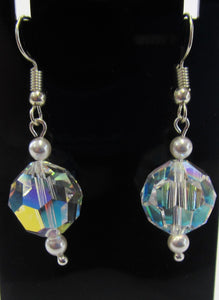 Beautiful handcrafted swarovski crystal earrings