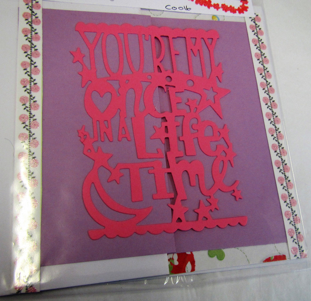 Beautiful handcrafted Valentine's Day Card