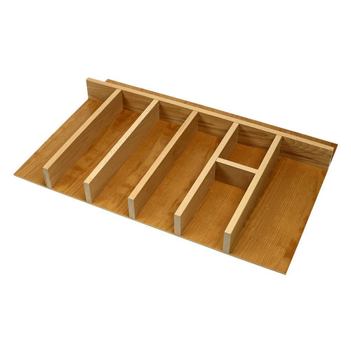 Craftsman Series - Style J Wide Utensil Organizer  (J-UC-W-01)   Drawer Interior Size Range: Width 24 1/8 - 35 1/2