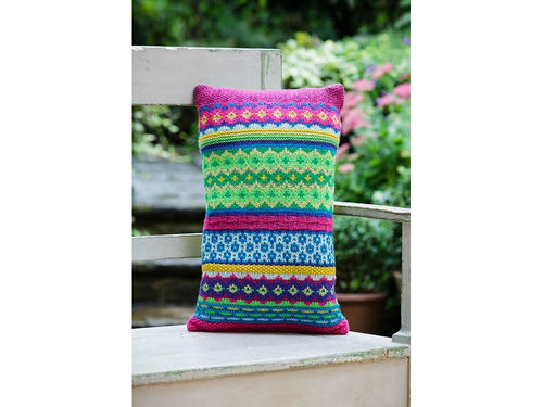 Fair Isle Cushion by Jane Crowfoot in Stylecraft Special DK
