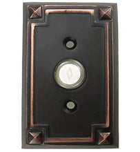 Load image into Gallery viewer, Emtek 2451 Doorbell Button With Arts &amp; Craft Rosette