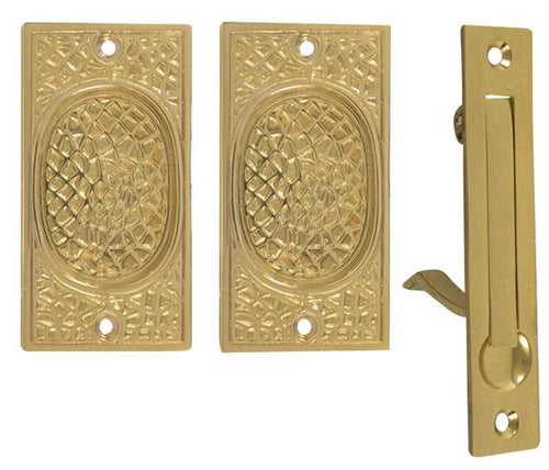 Craftsman Pattern Single Pocket Passage Style Door Set