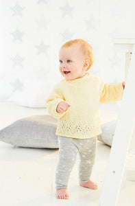 Babies Dress & Jumper in Stylecraft Wondersoft Stardust DK (9524)