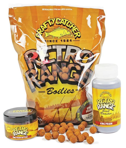 Crafty Catcher Retro Range Boilies - King Prawn
