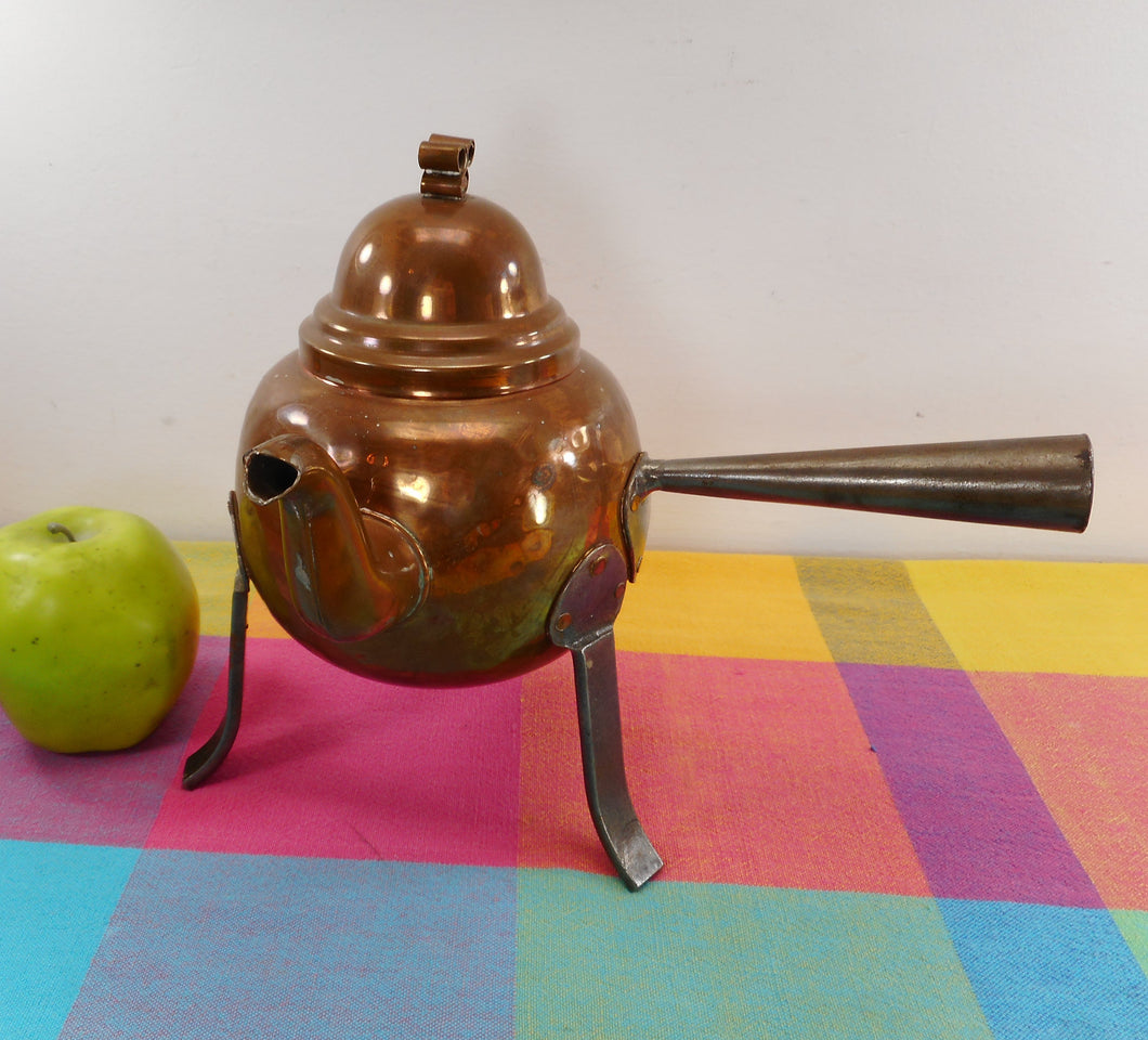 Bo-Svensk Sweden Hammered Copper Teapot Arts & Crafts Hand Built
