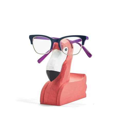 Flamingo Hand-Crafted Eyeglasses Holder