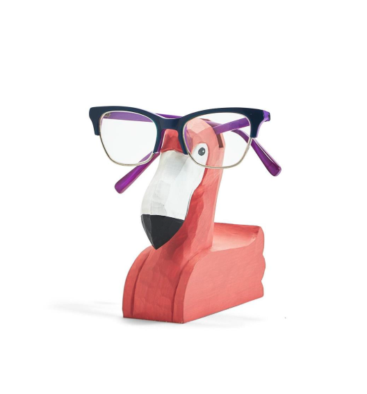 Flamingo Hand-Crafted Eyeglasses Holder