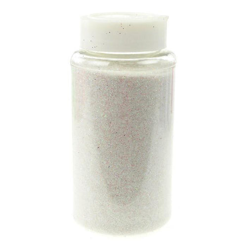 Fine Glitter Arts and Crafts, 1-pound Bulk, White