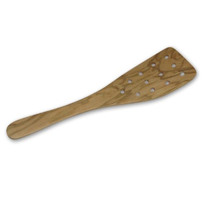 Berard Olive-Wood Handcrafted Curved Spatula With Holes