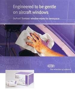 Dupont Sontara Aircraft Window Wipes pack of 25