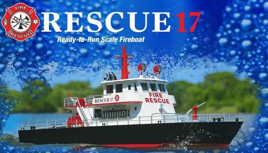AquaCraft Boats Rescue 17 Fireboat 2.4GHz TTX491 RTR