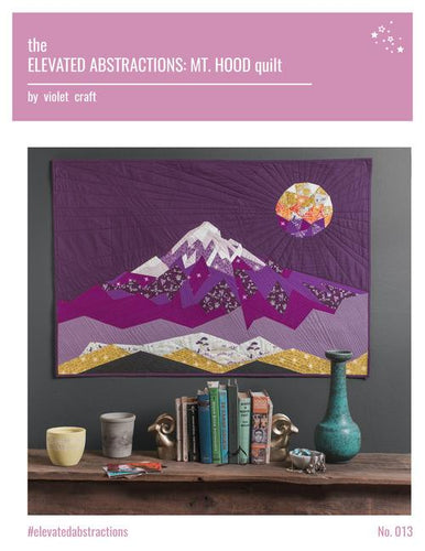 Elevated Abstractions: Mt. Hood Paper Pattern by Violet Craft