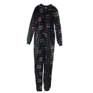 Boxercraft I Love Sleep Microfleece Union Suit Pajamas