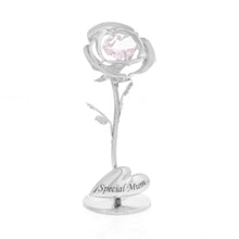 Load image into Gallery viewer, Crystocraft Celebration Rose Swarovski Crystal Ornament