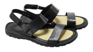 Born Womens Shoe Size 11 Handcrafted Footwear Andor Sandal, Black