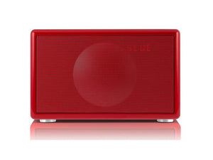 Classic S RED Handcrafted HiFi Speaker Alarm Clock Radio FM DAB+ Bluetooth