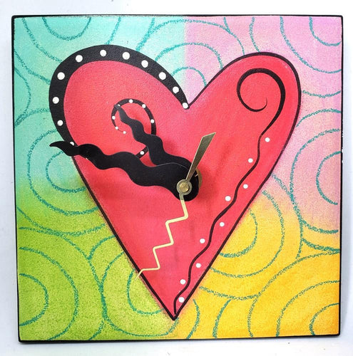 Double Creek Pottery Handcrafted Clock, Choice of Style