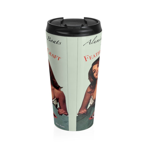 Feather Craft by Retro Boater Stainless Steel Travel Mug