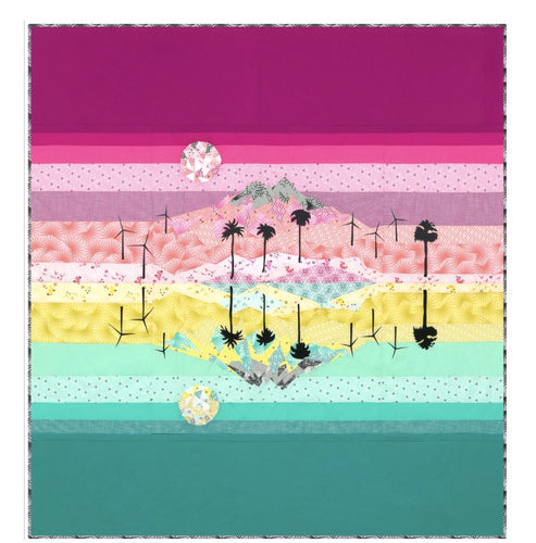 Elevated Abstractions: Desert Mirage Quilt Paper Pattern by Violet Craft