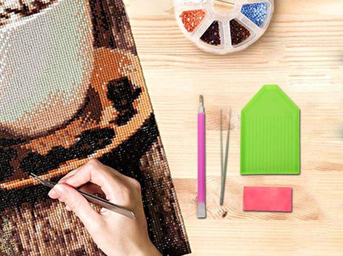 Deer with Blackbird Mosaic DIY 5D Diamond Craft Kit