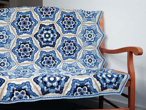 Delft Crochet Blanket by Janie Crow in Stylecraft