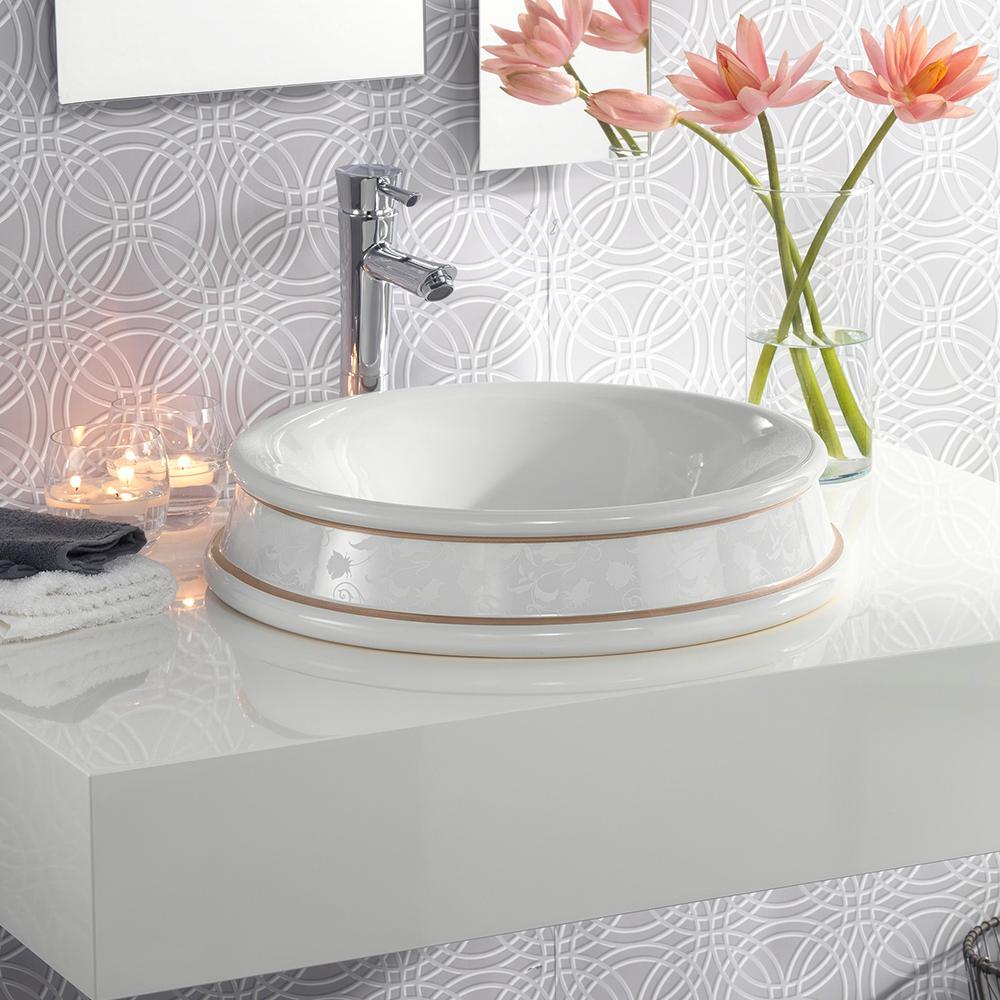 Arbo Handcrafted Fireclay Semi-Recessed Sink
