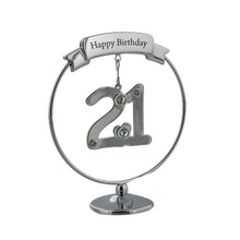 Load image into Gallery viewer, Crystocraft Happy Birthday Swarovski Crystal Ornament