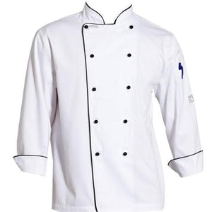 ChefsCraft M Chef Jacket L/S White CJ037