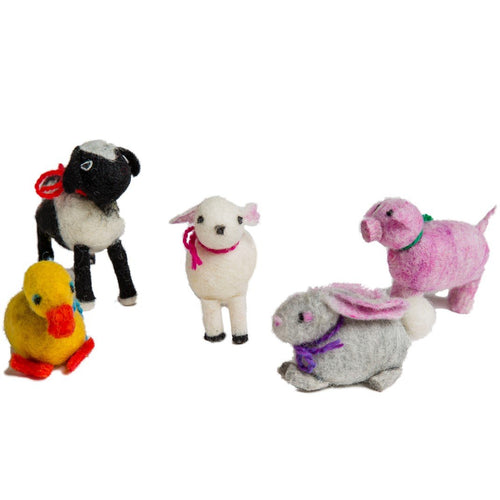 Felted Farm Animal Craft Set F596